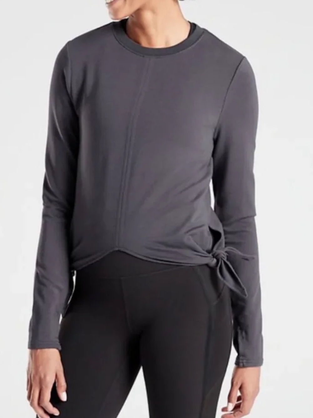 ATHLETA SPRING NIGHT NIRVANA SIDE TIE TOP